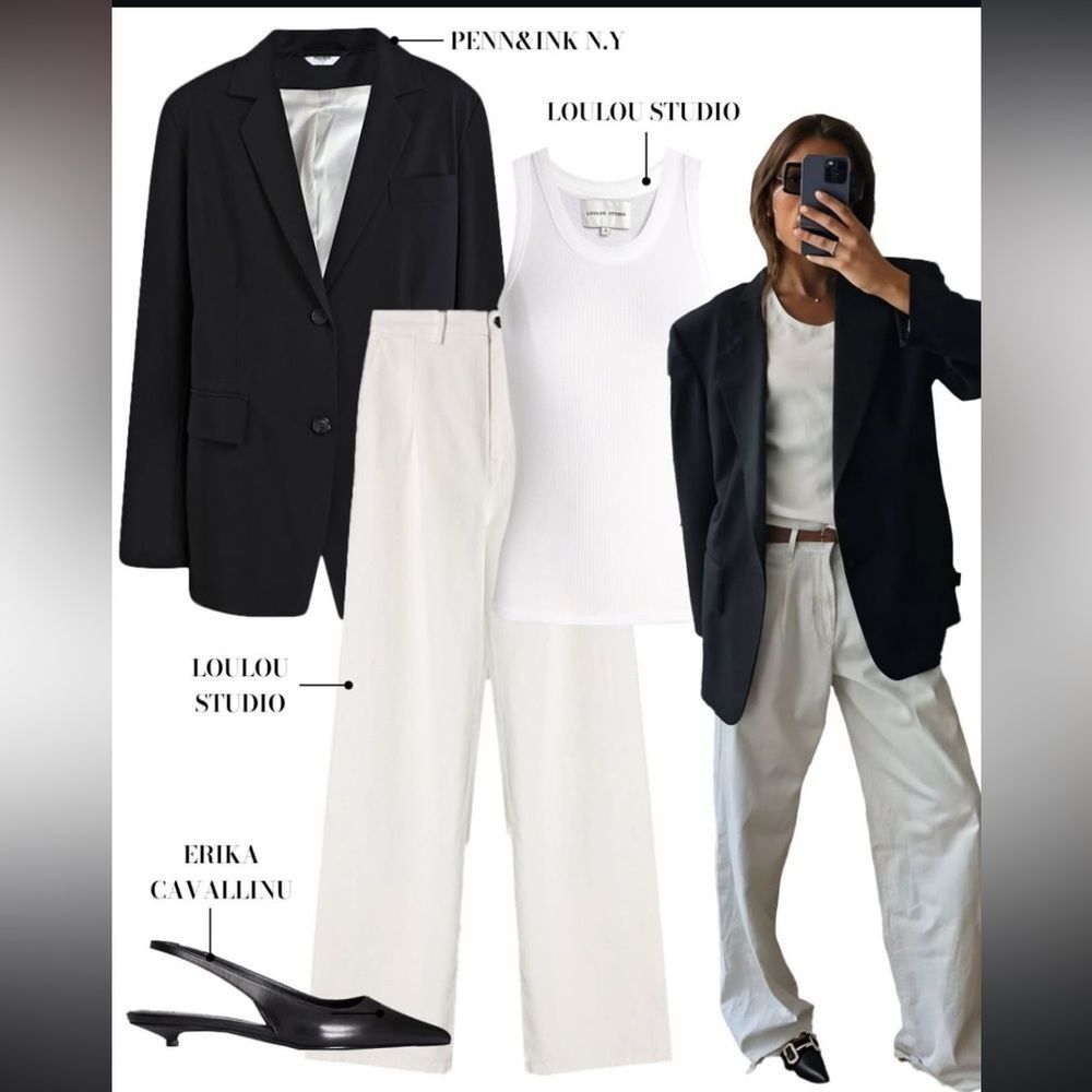 SPANX White Jean Trousers Wide Leg sz XL W32 Retail $148 Classic Preppy Coastal - Picture 12 of 13